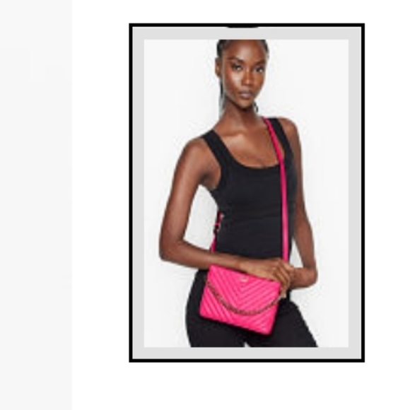 NWT - Fuchsia Studded V-Quilt 24/7 Crossbo… - Picture 2 of 4